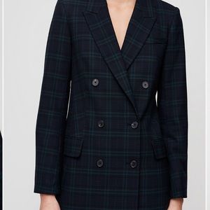 Aritzia plaid blazer
